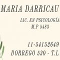 María Darricau Psicóloga