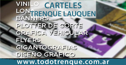 Carteles en Trenque Lauquen